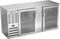Beverage Air BBN68HC-FG-S Back Bar Cabinet, Refrigerated