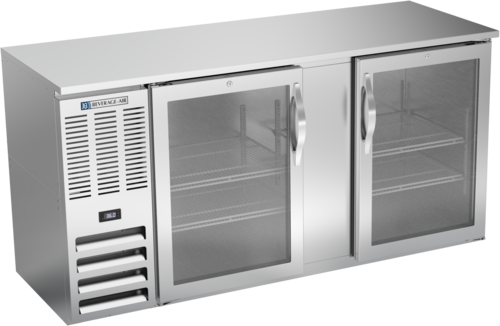 Beverage Air BBN68HC-FG-S Back Bar Cabinet, Refrigerated