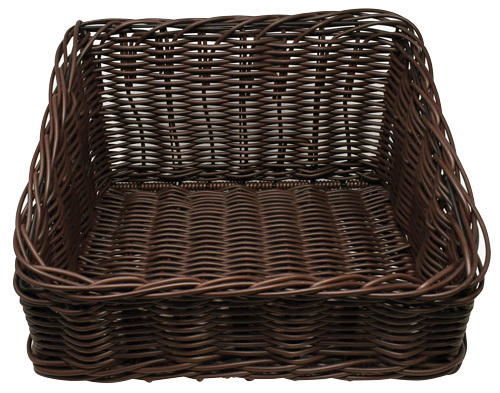 Omcan 43111 Basket, Tabletop, Wood
