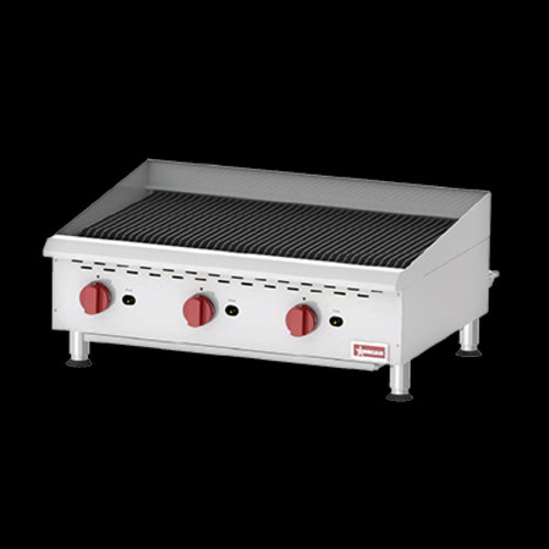 Omcan 43728 Charbroiler, Gas, Countertop