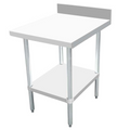 Omcan 46516 Work Table,  24" - 27", Stainless Steel Top