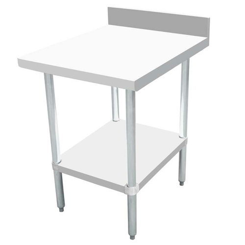 Omcan 46516 Work Table,  24" - 27", Stainless Steel Top