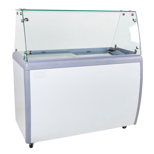 Omcan 44588 Display Case, Dipping, Gelato/Ice Cream