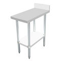 Omcan 46514 Work Table,  12" - 21", Stainless Steel Top