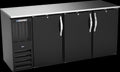 Beverage Air BBN72HC-B Back Bar Cabinet, Refrigerated