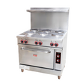 Omcan 49103 Range, 36" Restaurant, Electric