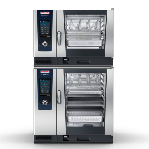 RATIONAL ICP 6-FULL ON 10-FULL E 208/240V 3 PH Combi Oven, Electric