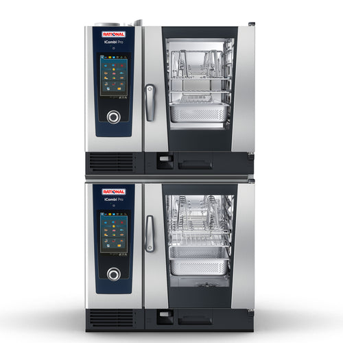 RATIONAL ICP 6-HALF ON 6-HALF E 208/240V 1 PH-QS Combi Oven, Electric