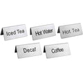 Omcan 80137 Tabletop Sign, Tent / Card