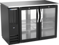 Beverage Air BBN48HC-FG-PT-B Back Bar Cabinet, Refrigerated, Pass-Thru