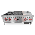Omcan 48086 Griddle / Charbroiler, Gas, Countertop