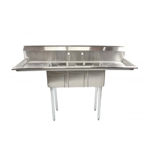 Omcan 39764 Sink, (3) Three Compartment
