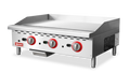 Omcan 47372 Griddle, Gas, Countertop