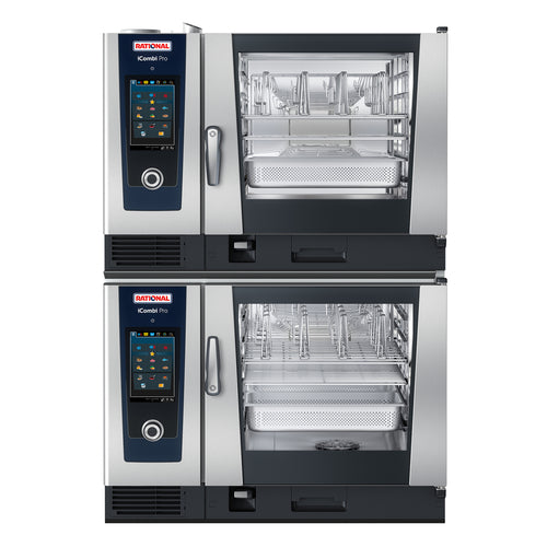 RATIONAL ICP 6-FULL ON 6-FULL E 480V 3 PH-QS Combi Oven, Electric