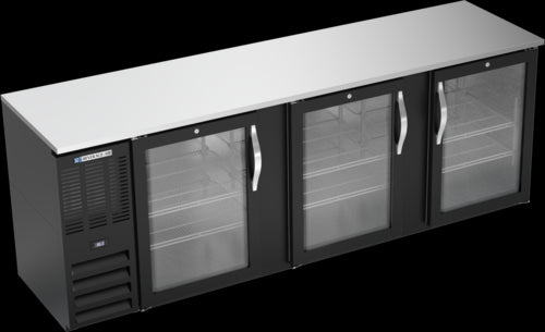 Beverage Air BBN94HC-G-B Back Bar Cabinet, Refrigerated
