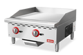 Omcan 47374 Griddle, Gas, Countertop