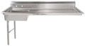 Omcan 40191 Dishtable, Soiled, Undercounter