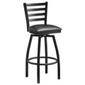 Omcan 47593+76554 Bar Stool, Swivel, Indoor