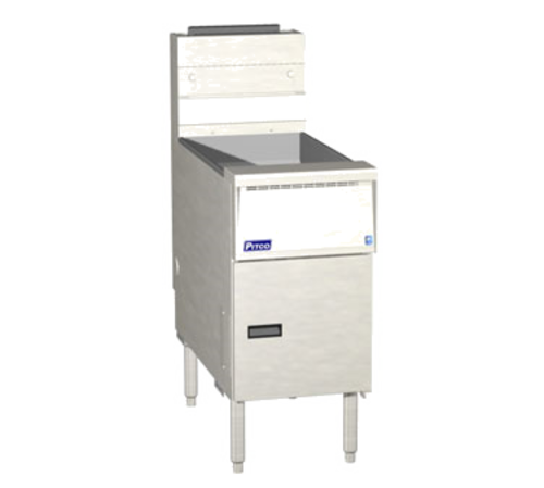 Pitco SG14R-S Fryer, Gas, Floor Model, Full Pot
