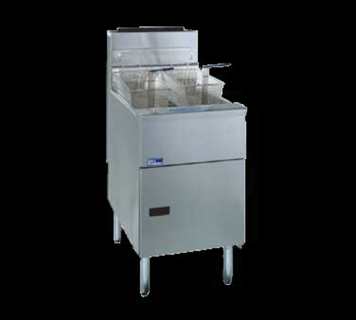 Pitco SG18-S Fryer, Gas, Floor Model, Full Pot