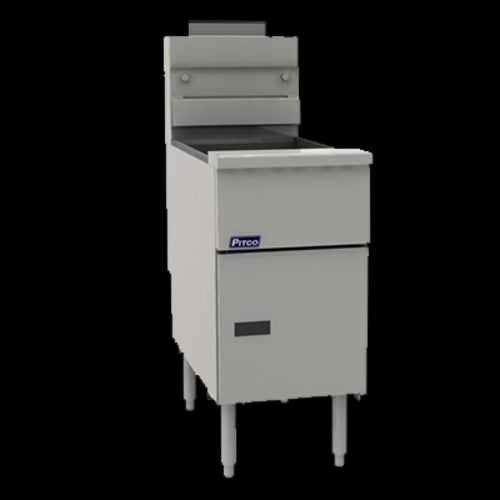 Pitco VF-35S Fryer, Gas, Floor Model, Full Pot