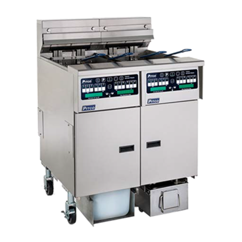 Pitco SELV14TX-C/FD Fryer, Electric, Floor Model, Split Pot