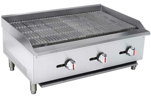 Sapphire SE-CCB24 NG/LP Charbroiler, Gas, Countertop