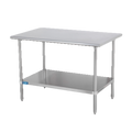 Sapphire SMT-1448S Work Table,  40" - 48", Stainless Steel Top