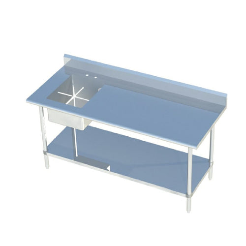 Sapphire SMTPS-3048L Work Table, with Prep Sink(s)