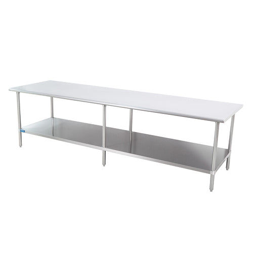 Sapphire SMT-30108G Work Table,  97" - 108", Stainless Steel Top