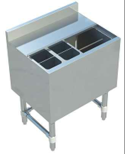 Sapphire SMIB-1824CP7 Underbar Ice Bin/Cocktail Unit