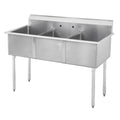 Sapphire SMSQ2421-3 Sink, (3) Three Compartment