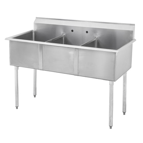 Sapphire SMSQ2421-3 Sink, (3) Three Compartment