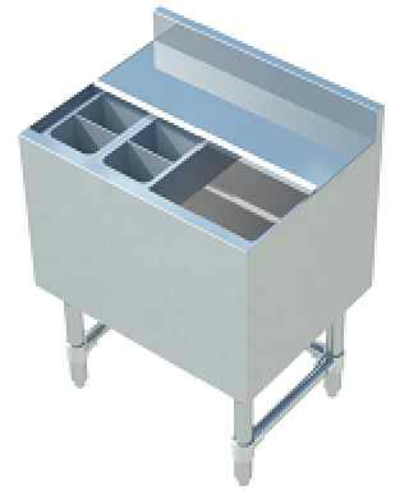 Sapphire SMIB-1824CP10 Underbar Ice Bin/Cocktail Unit