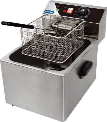 Sapphire SE-ECFR16 Fryer, Electric, Countertop, Full Pot