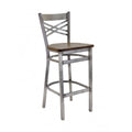 G & A Commercial Seating 699-D SS Bar Stool, Indoor