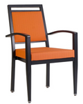 G & A Commercial Seating 2751-AL GR9 Chair, Armchair, Stacking, Indoor