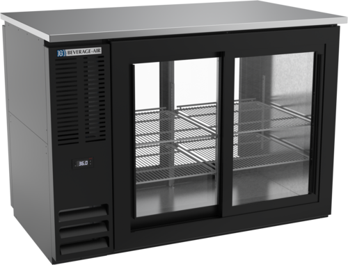 Beverage Air BBN48HC-GS-PT-B Back Bar Cabinet, Refrigerated, Pass-Thru