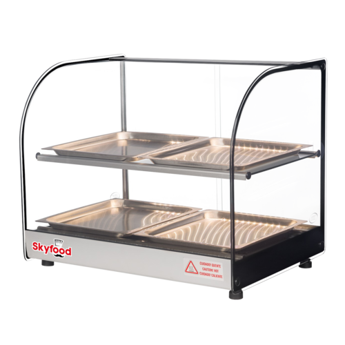 Skyfood FWDC2-22-4P Display Case, Heated Deli, Countertop