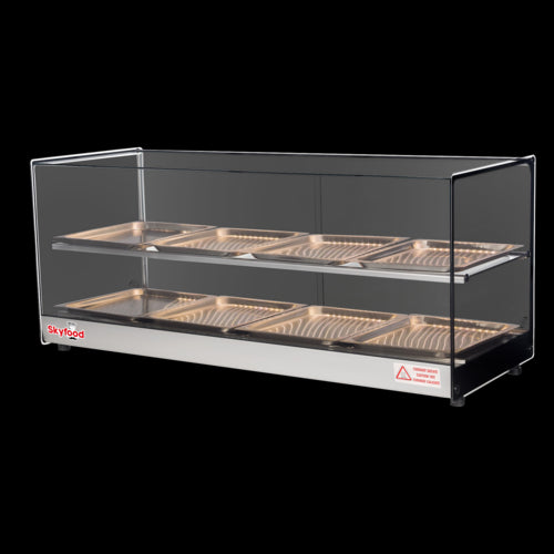 Skyfood FWDS2-43-8P Display Case, Heated Deli, Countertop