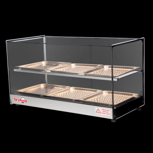 Skyfood FWDS2-33-6P Display Case, Heated Deli, Countertop
