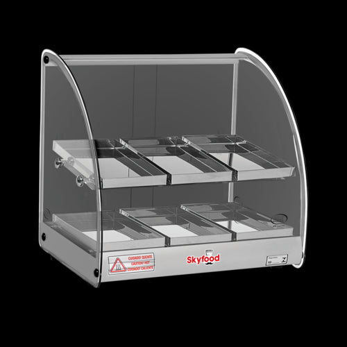 Skyfood FWD2-18G Display Case, Heated Deli, Countertop