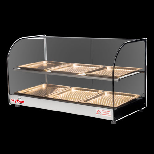 Skyfood FWDC2-33-6P Display Case, Heated Deli, Countertop