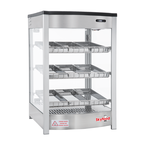 Skyfood FWD3S9P Display Case, Heated Deli, Countertop