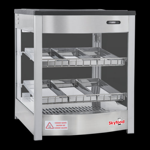 Skyfood FWD2S6P Display Case, Heated Deli, Countertop