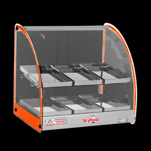 Skyfood FWD2-18O Display Case, Heated Deli, Countertop