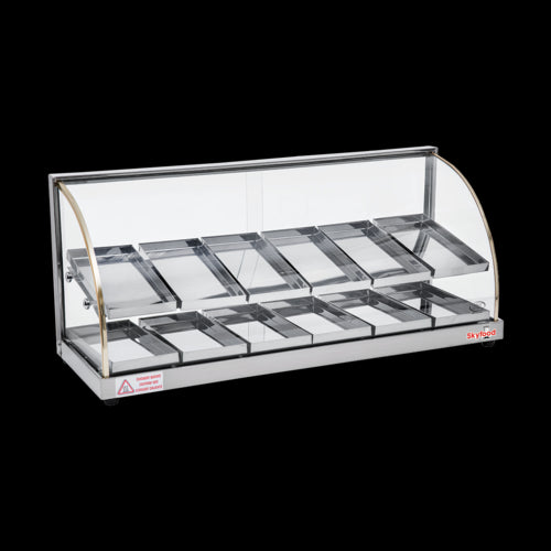 Skyfood FWDE2-37 Display Case, Heated Deli, Countertop