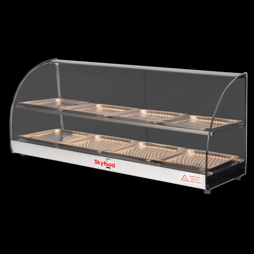 Skyfood FWD2-43-8P Display Case, Heated Deli, Countertop