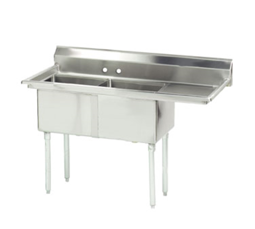 Advance Tabco FE-2-1812-18R-X Sink, (2) Two Compartment