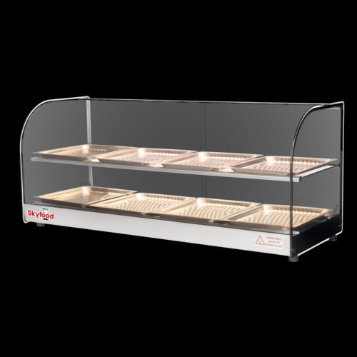 Skyfood FWDC2-43-8P Display Case, Heated Deli, Countertop